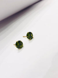Thumbnail for Lime Gem Stone Earrings