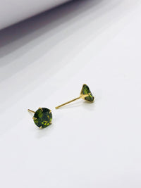 Thumbnail for Lime Gem Stone Earrings
