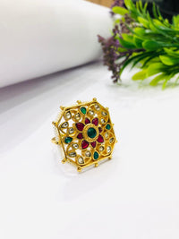 Thumbnail for Rani’s Regalia Kundan Ring