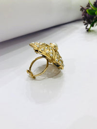 Thumbnail for Pearl Jadau Ring