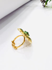Thumbnail for Polki Pearl Green Ring