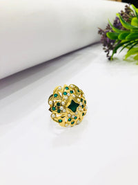 Thumbnail for Emerald Jadau Ring