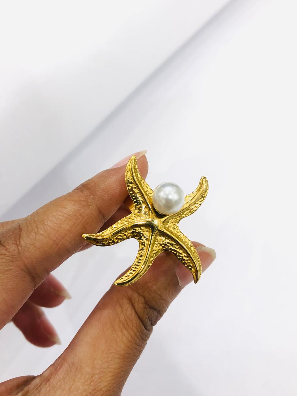 Star Pearl Golden Ring