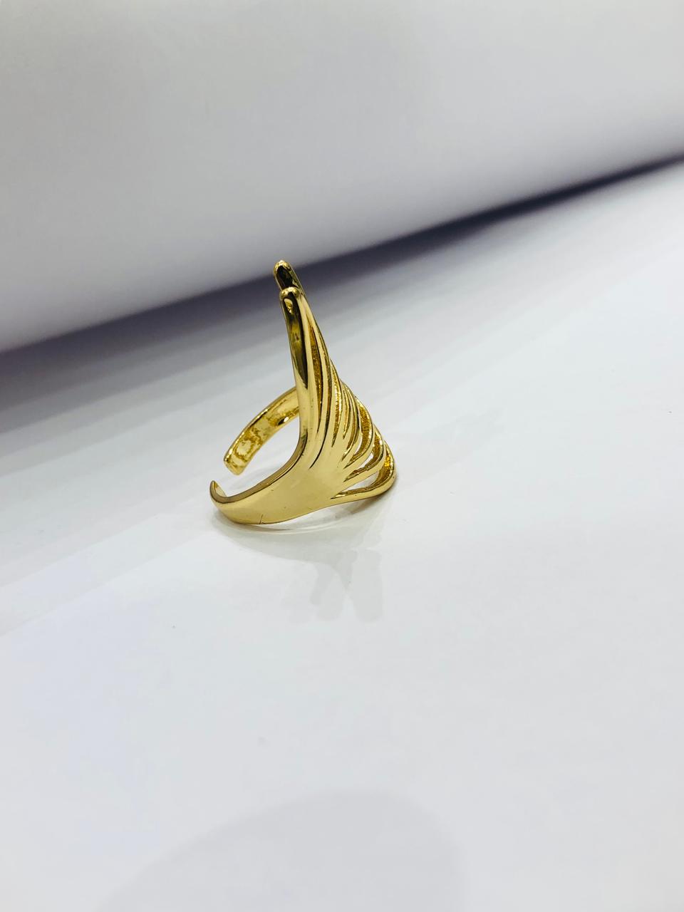 Golden Butterfly Ring