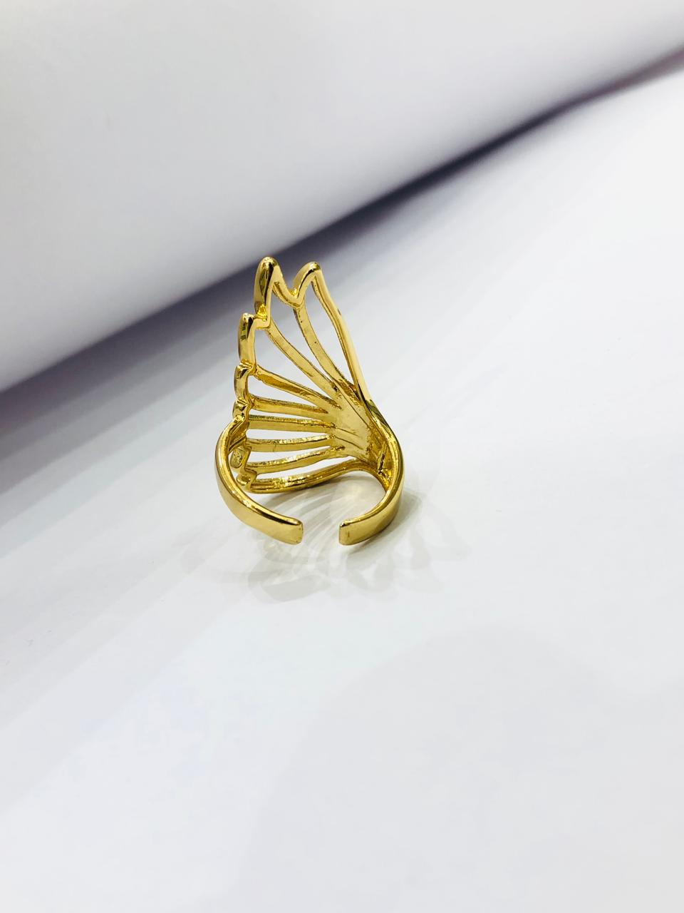 Golden Butterfly Ring