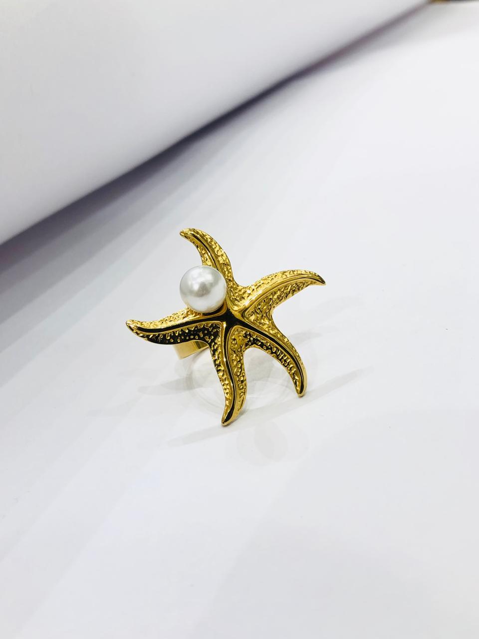 Star Pearl Golden Ring