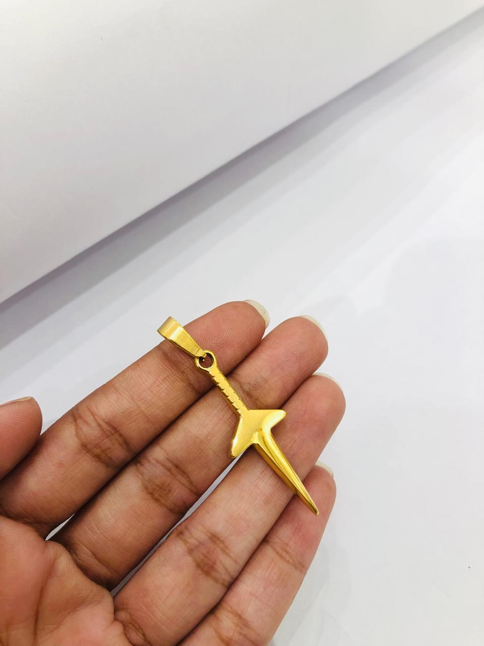 Golden Sword Pendant