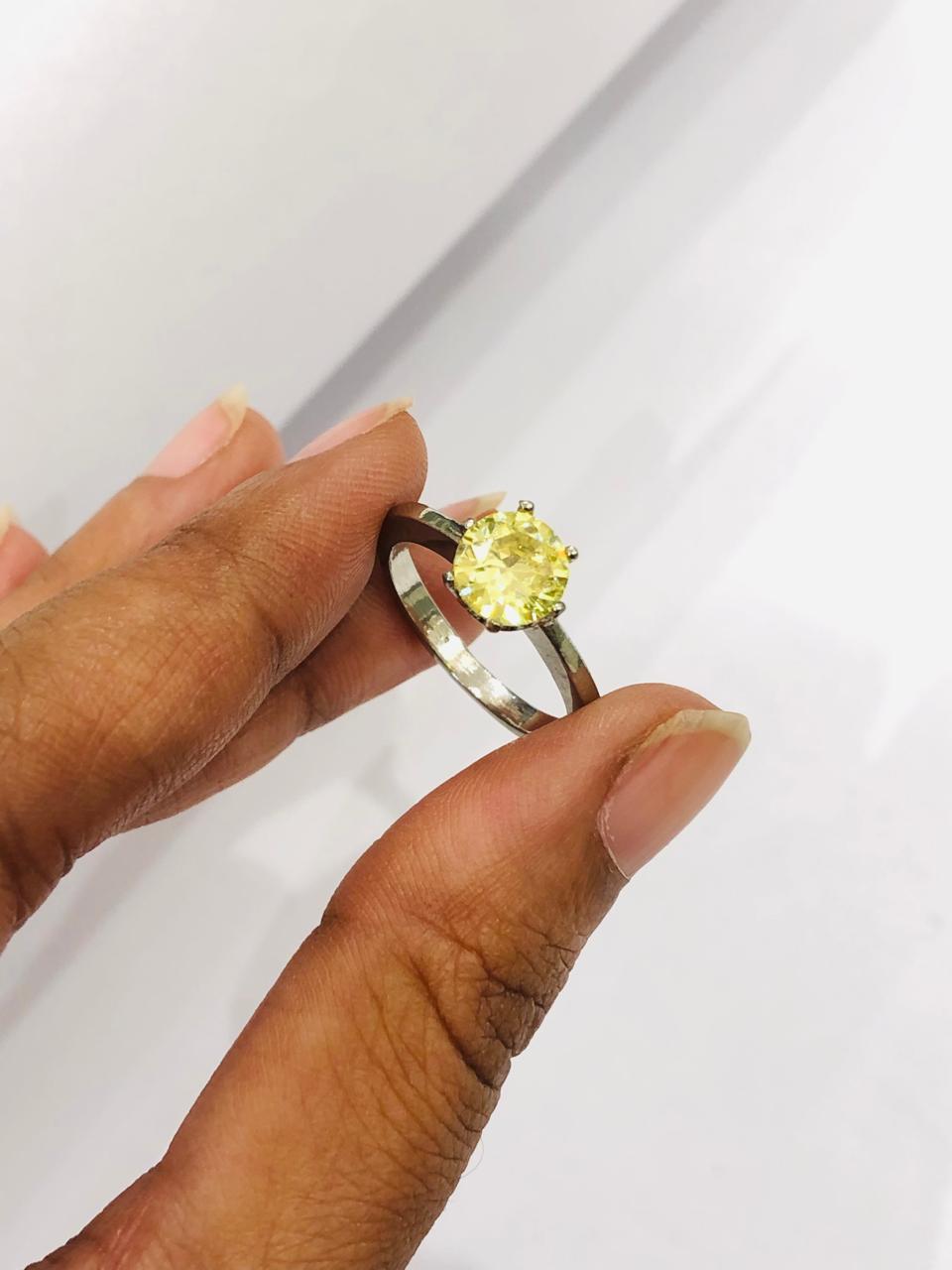 Yellow Stone Ring
