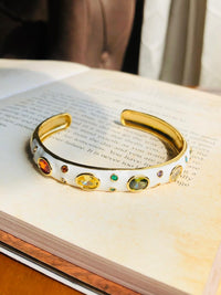 Thumbnail for White Multi Stud Bracelet