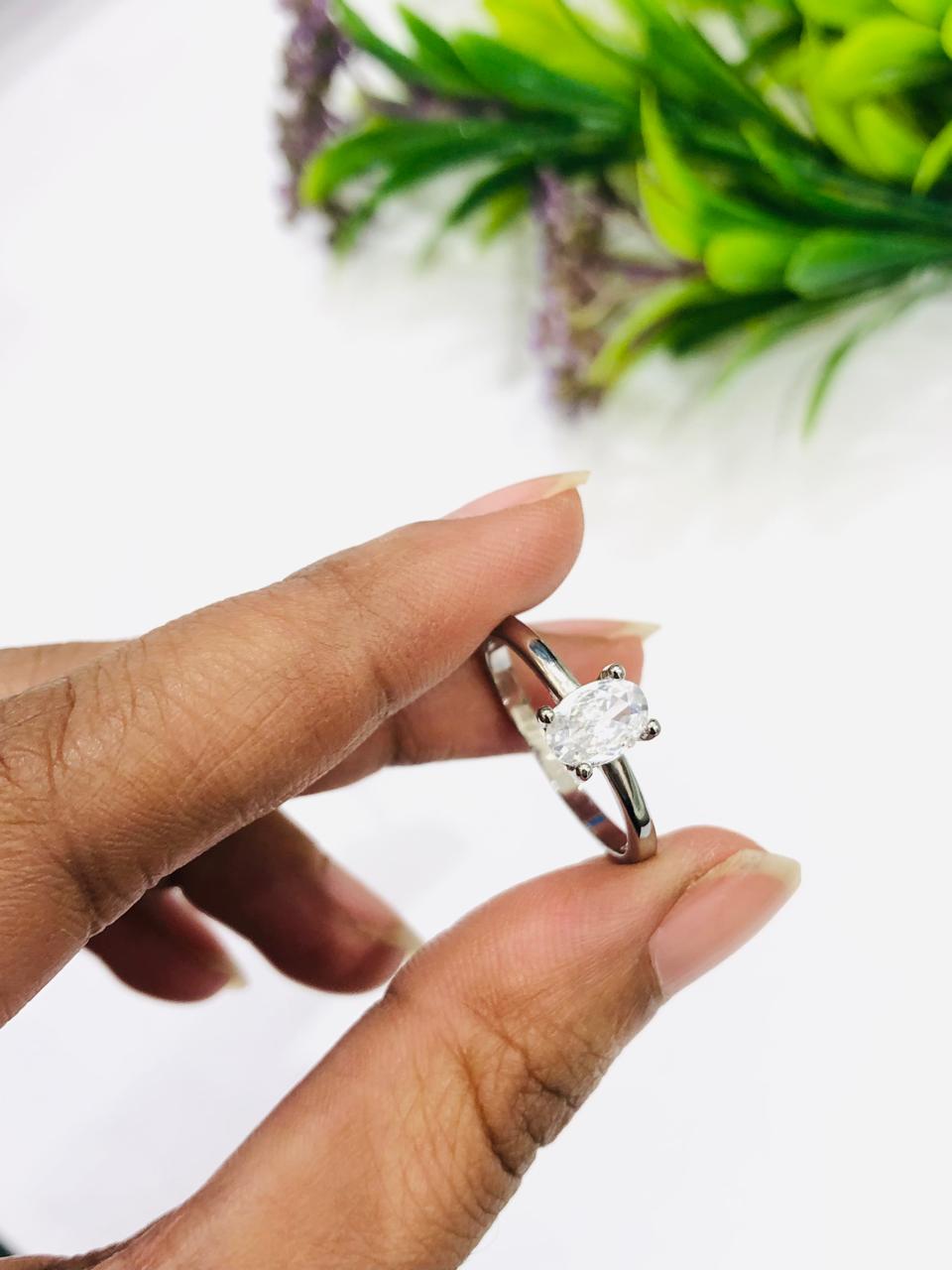 925 Silver Oval Dream Ring