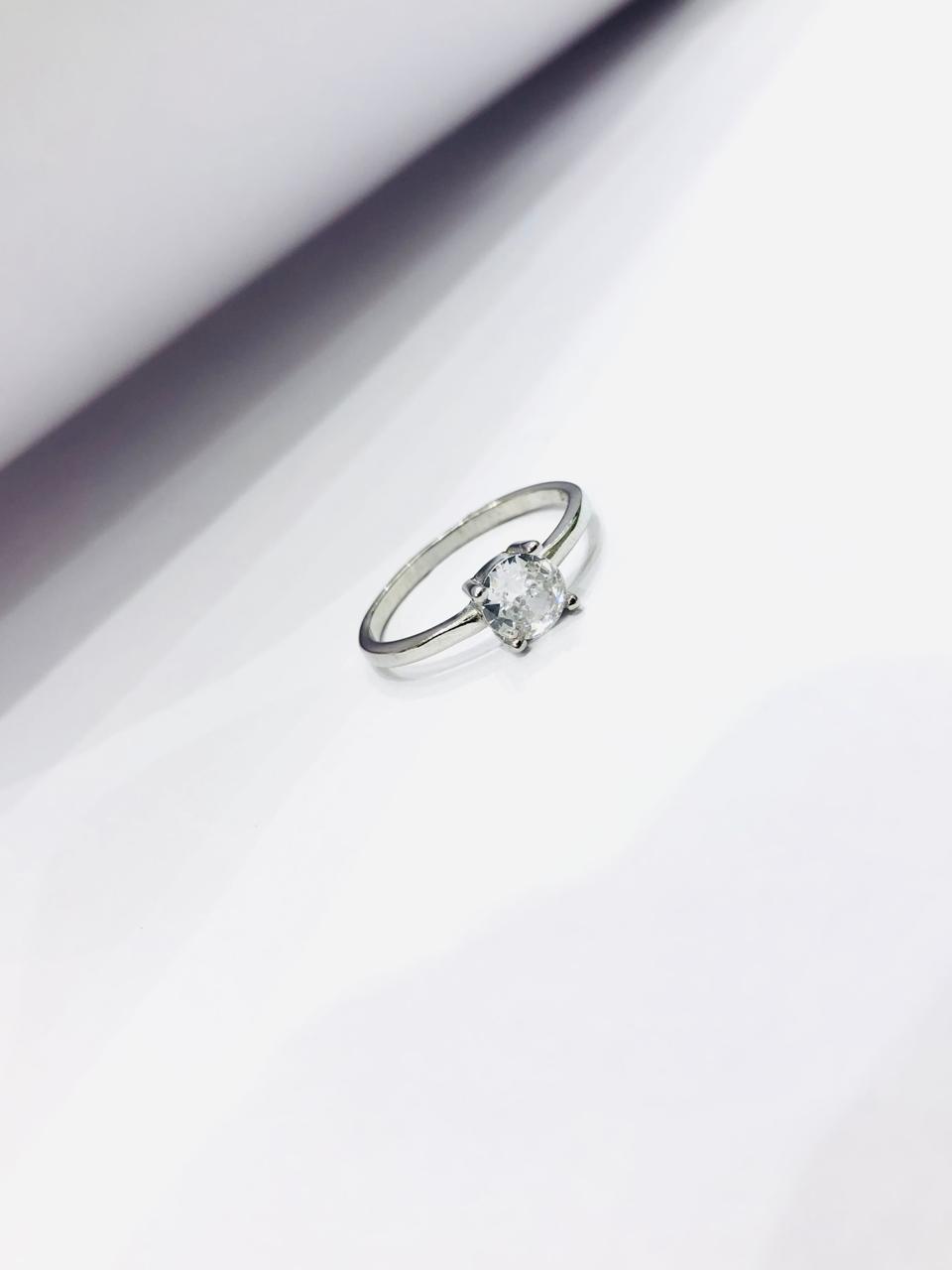 925 Silver Round Plain Ring