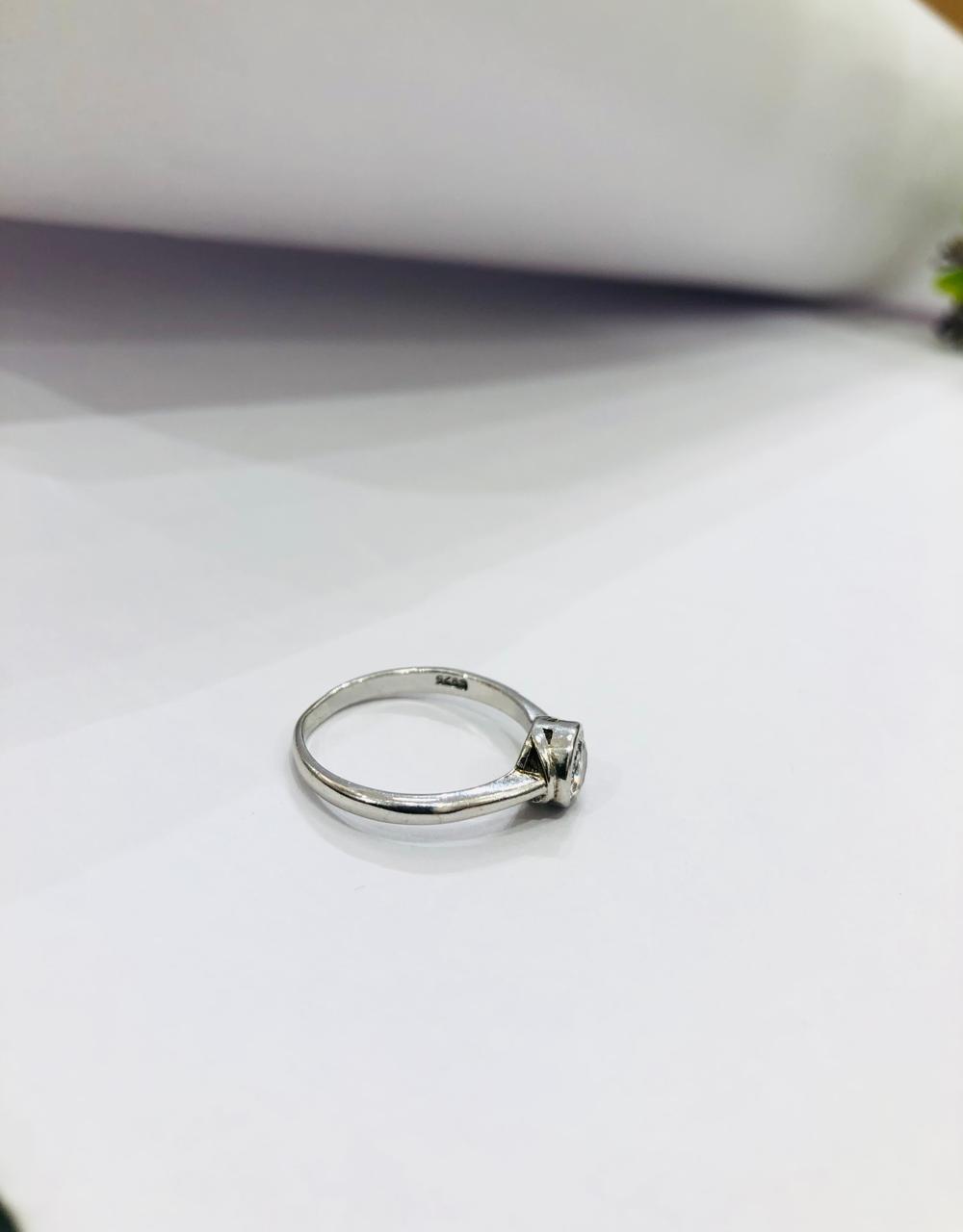 925 Silver Sleek Round Ring