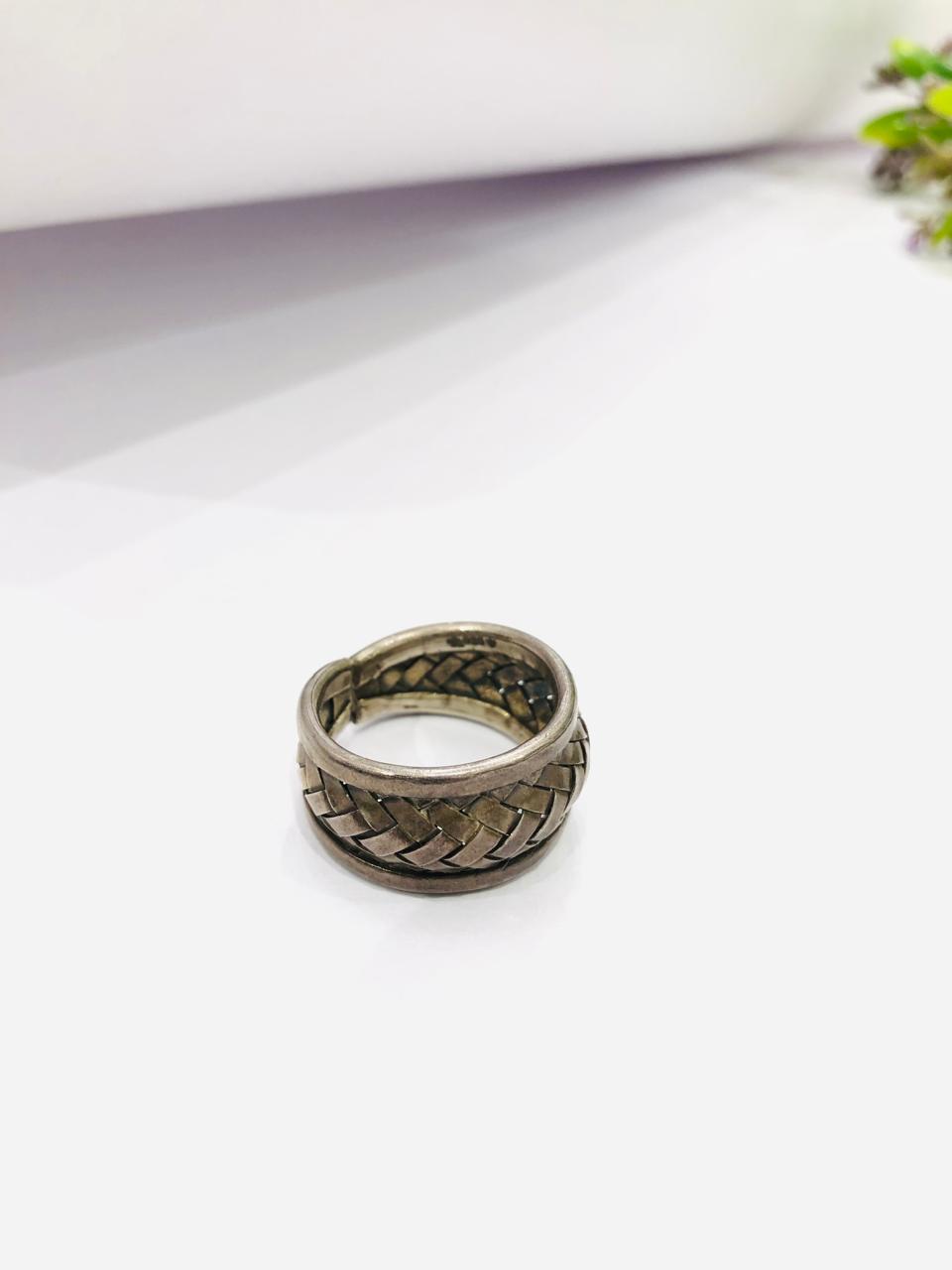 999 Silver Band Ring