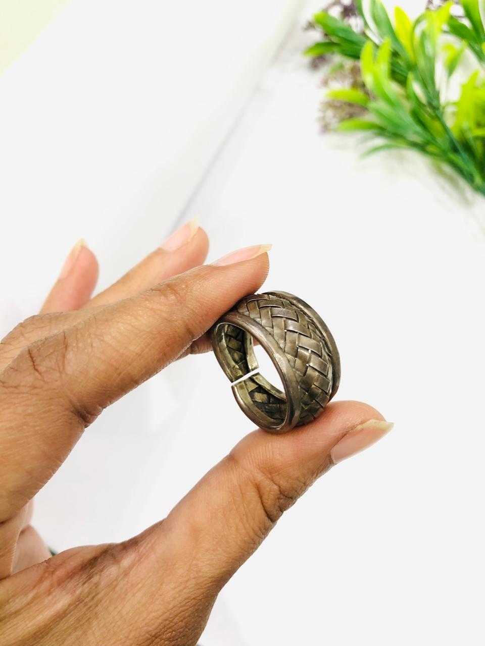 999 Silver Band Ring