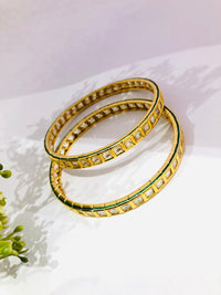 Thumbnail for Kundan Square Bangle