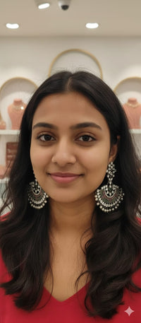 Thumbnail for Antique Chandbali Earrings