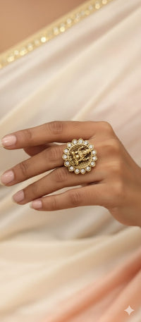 Thumbnail for Laxmi Ji Polki Ring