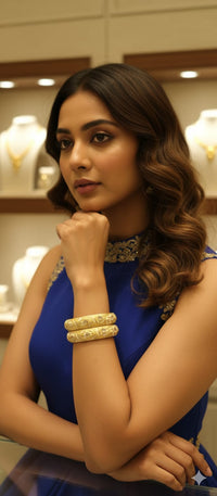 Thumbnail for Meenakari Polki Bangles