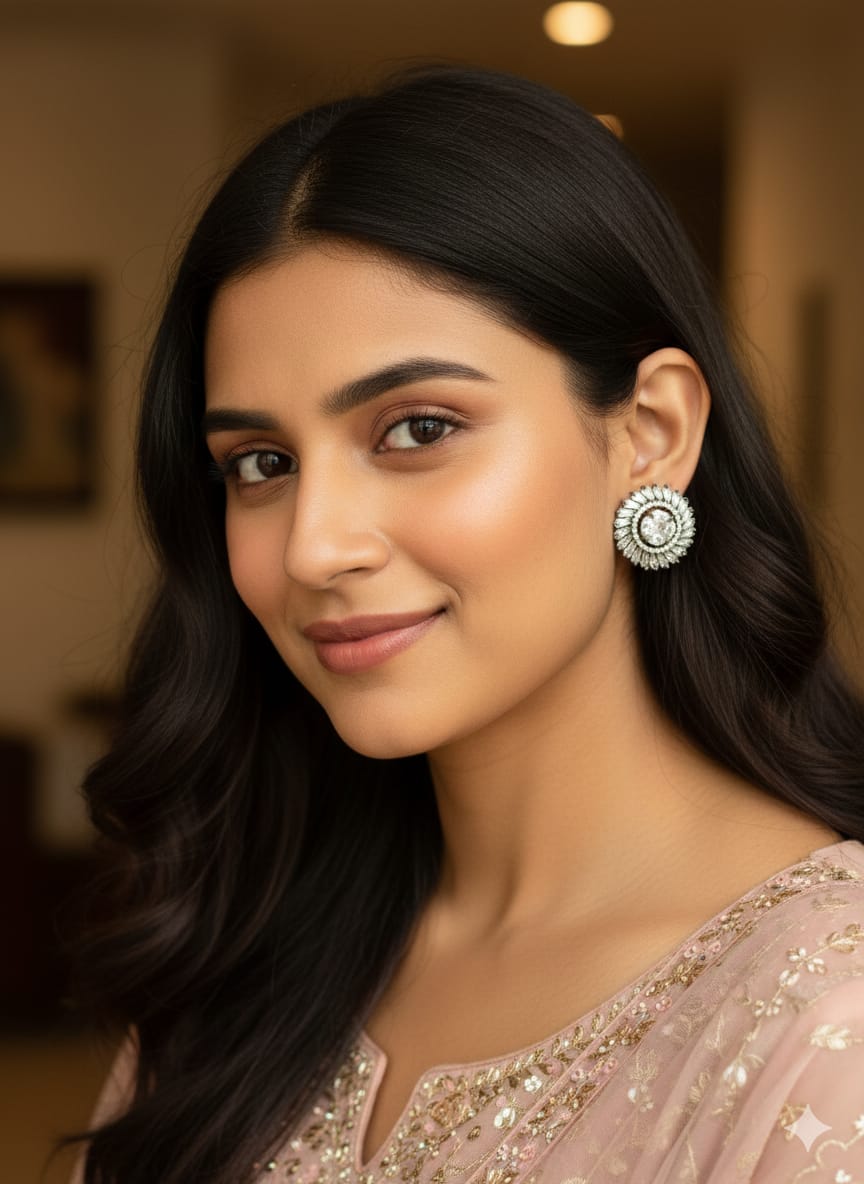 Chakra Diamond Stud Earrings