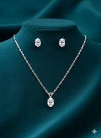 Thumbnail for 925 Silver Moonlight Pendant Set
