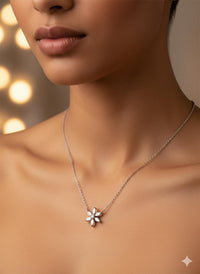 Thumbnail for 925 Silver Flower Chain
