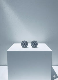 Thumbnail for Flower Stud Silver Earrings