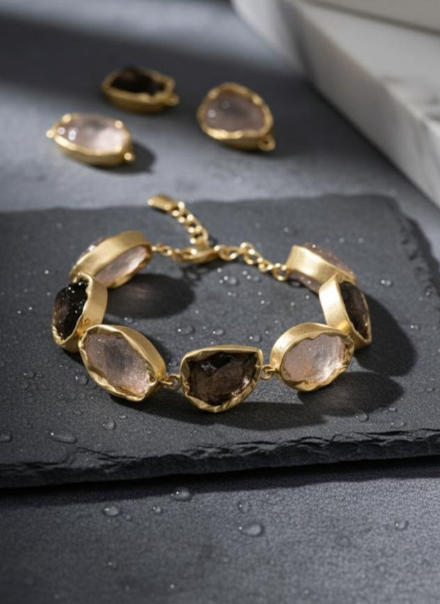 Rose Amethyst Glow Bracelet