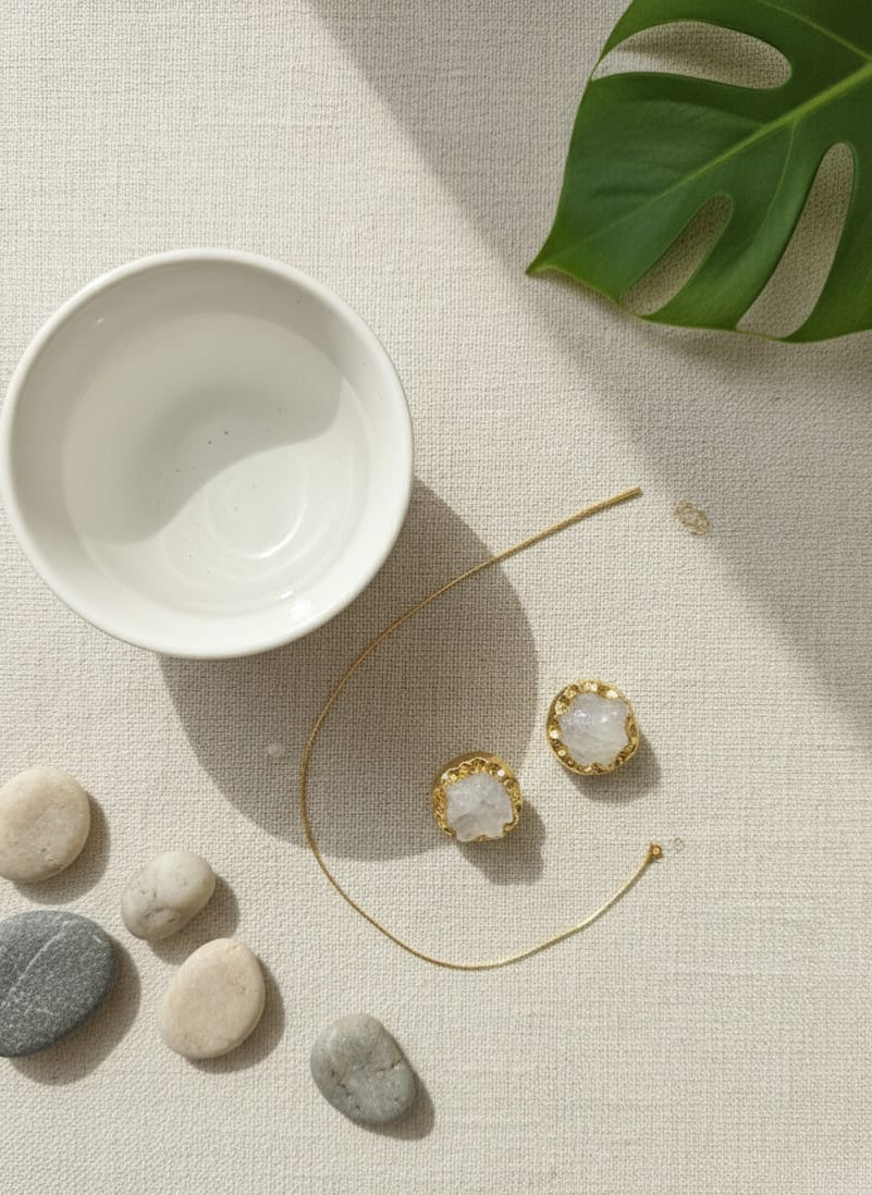 White Mist Earrings