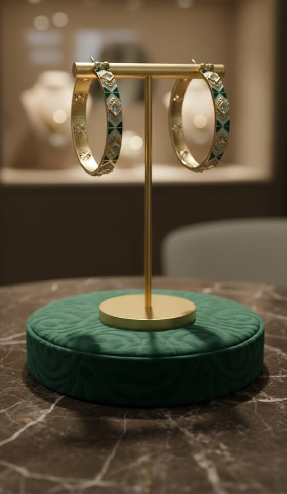 Zeenat Hoops Earrings