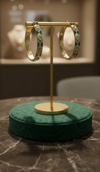 Thumbnail for Zeenat Hoops Earrings