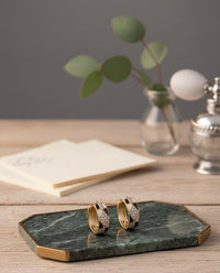 Thumbnail for Black White Golden Earrings