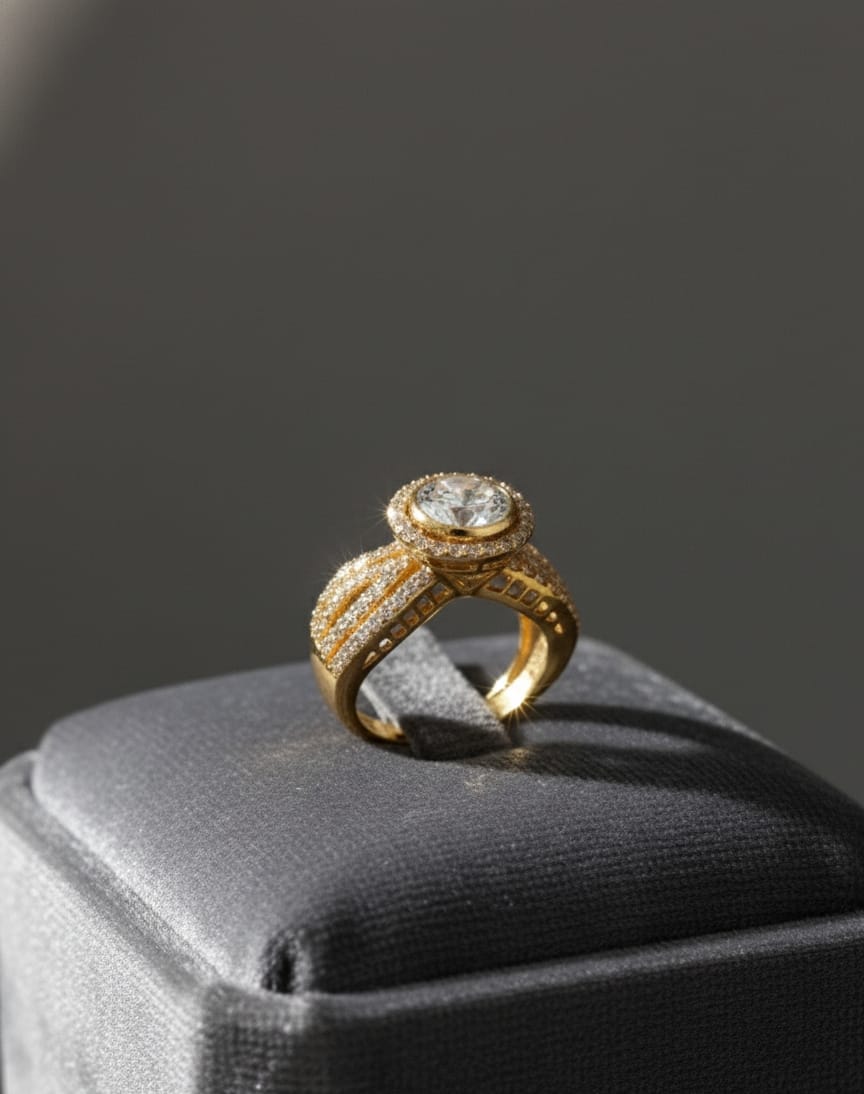 925 Silver Sunlit Spark Ring