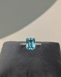 Thumbnail for 925 Silver Blue Ring