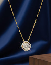 Thumbnail for 925 Silver Square Golden Chain