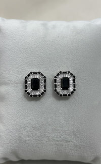 Thumbnail for Black Baguette Earrings