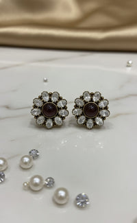 Thumbnail for Purple Flower Earrings
