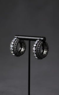 Thumbnail for Drop Stone Oxidised Earrings