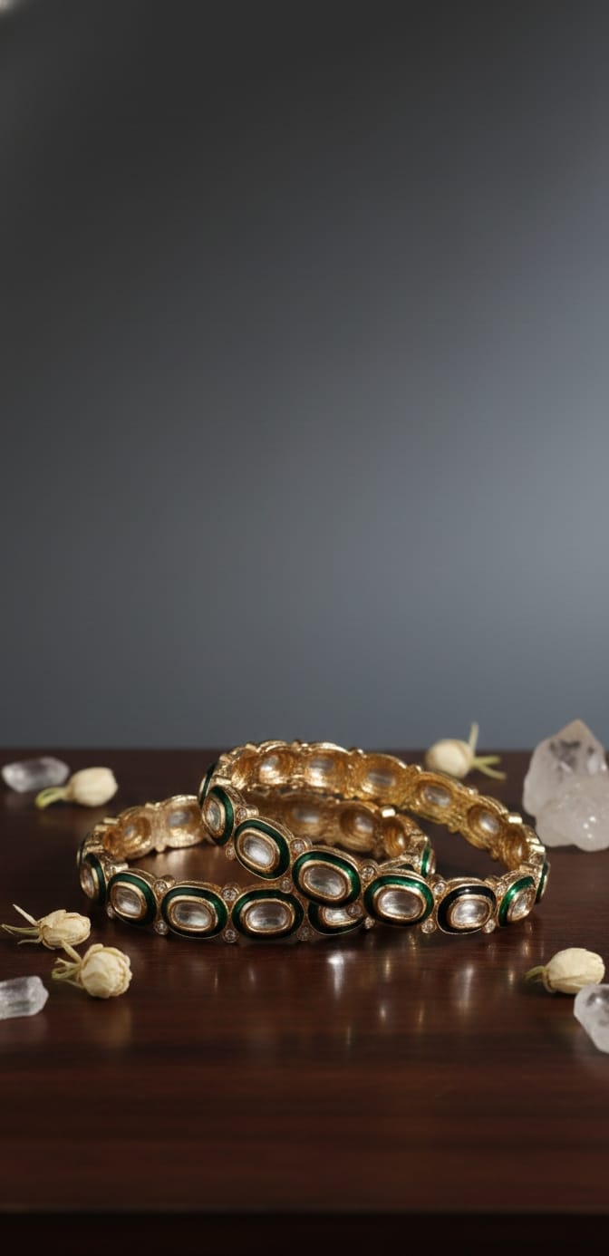 Old-World Gold Bangle