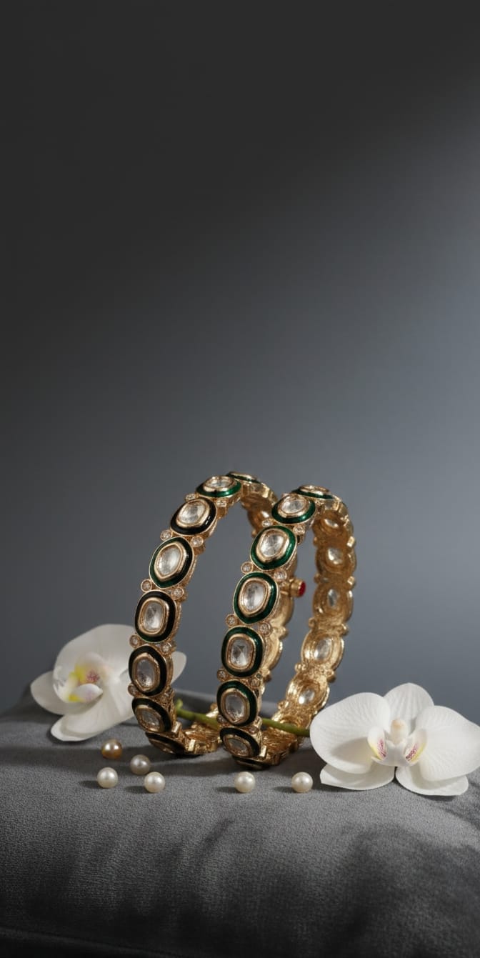 Old-World Gold Bangle