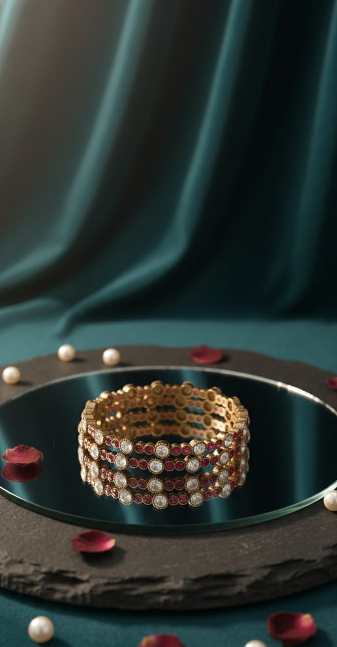 Ruby Royalty Bangle