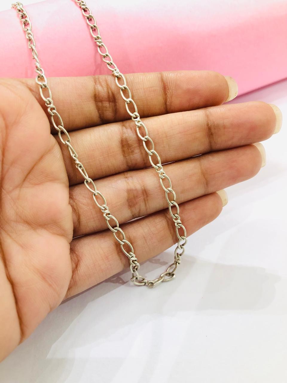 925 Silver Paper Clip Chain