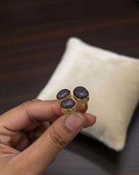 Thumbnail for Purple Raw Stone Ring