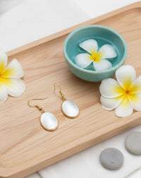 Thumbnail for Pearl Oval Earrings