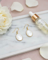 Thumbnail for Pearl Oval Earrings