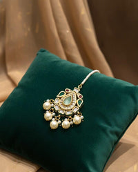 Thumbnail for Drop Kundan Pearl Mang Tika
