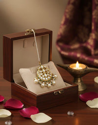 Thumbnail for Chand Kundan Pearl Mang Tika
