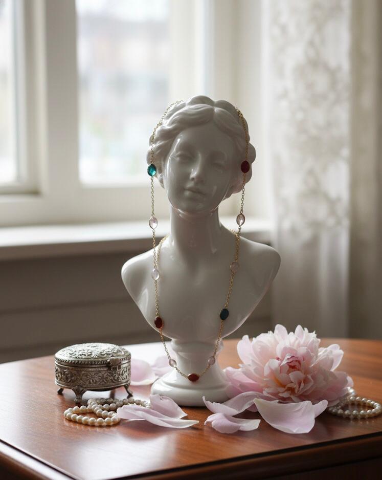 Multi Color Drop Long Chain