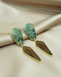 Thumbnail for Brown Crystal Earrings