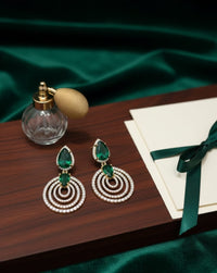 Thumbnail for Emerald Drop Shine Earrings