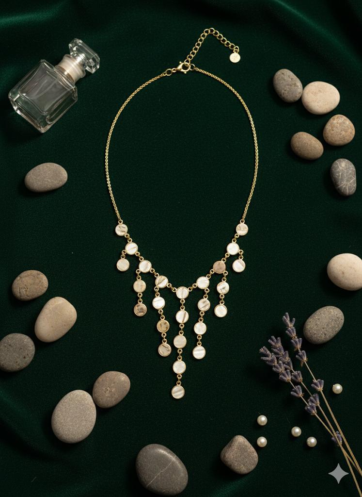 Multi Mother Pearl Chain